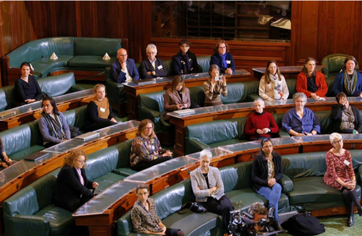 People sitting in parliament