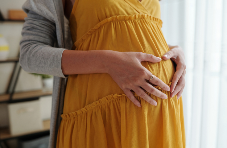 A pregnant woman